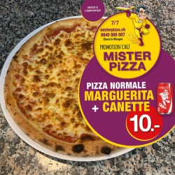 Margherita à CHF 10.-